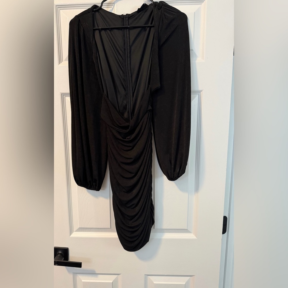 Long Sleeve Black Dress